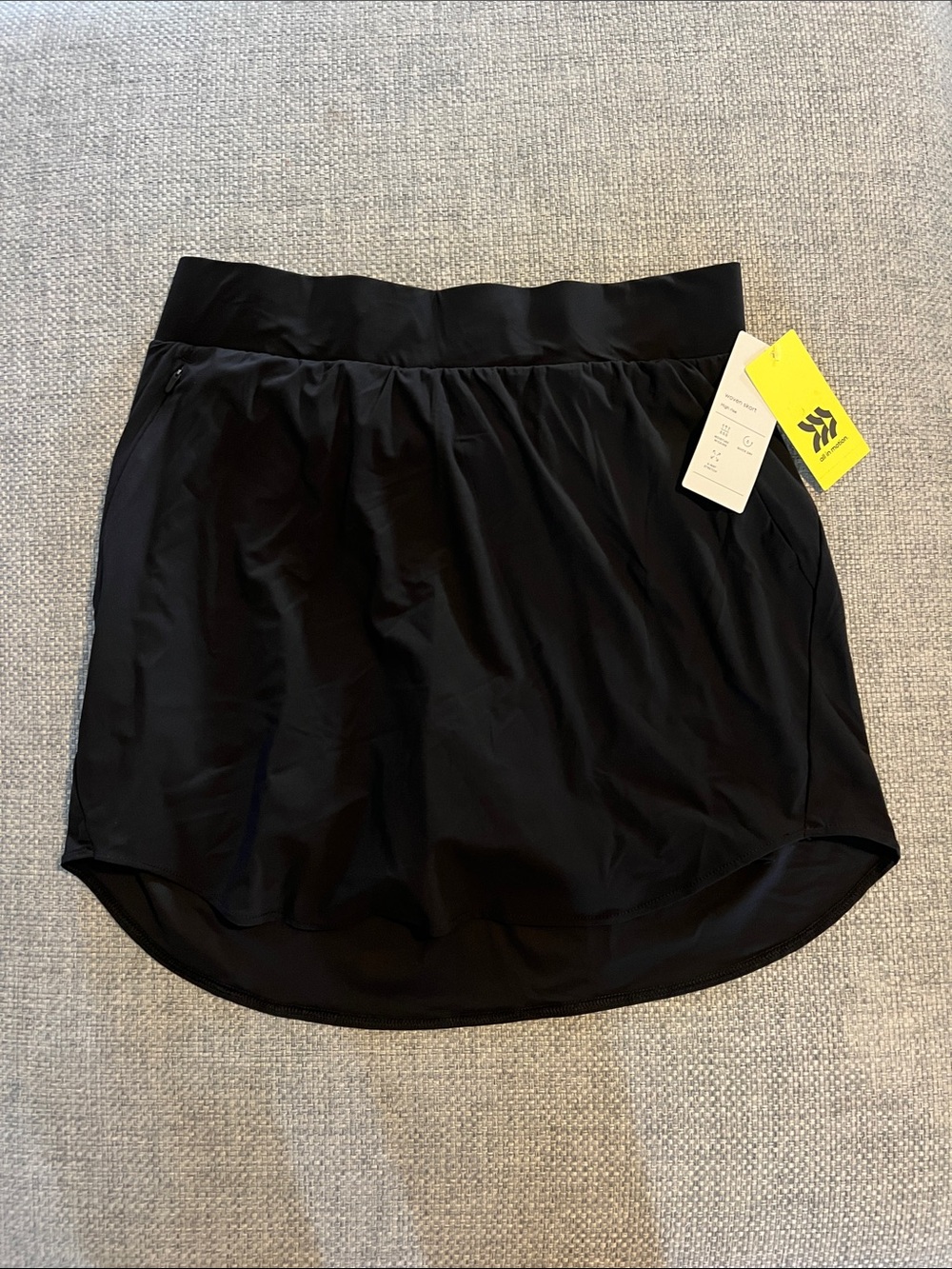 All in Motion Black High-Low Active Skirt